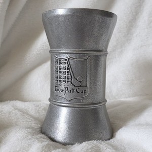 Vintage 1977 Wilton Armetale Pewter Two Putt Cup Golf Practice Training Aid RWP
