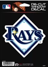 Tampa Bay Rays Die Cut Decal Metallic Sticker Car Window, Laptop, Tumbler.