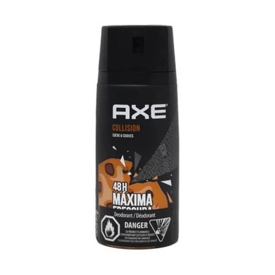 12x AXE Collision Leather & Cookies Deodorant Spray New Bulk Care 150ml