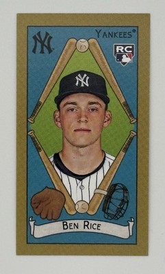 2025 Topps 205 mini Ben Rice Rookie 1911 T-205 design RC New York Yankees