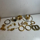 Vintage Women's Gold-Tone Higher-End Classic Charm Costume Jewelry - Lot