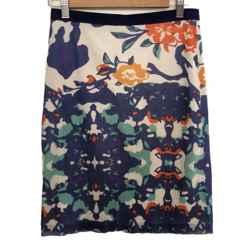 Auth VIVIENNE TAM - Navy White Multi Women's Skirt