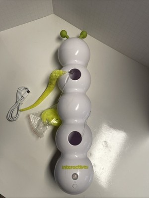 Caterpillar Interactive Cat Toy Motion Activated Teasing Cat Toy Rechargeable