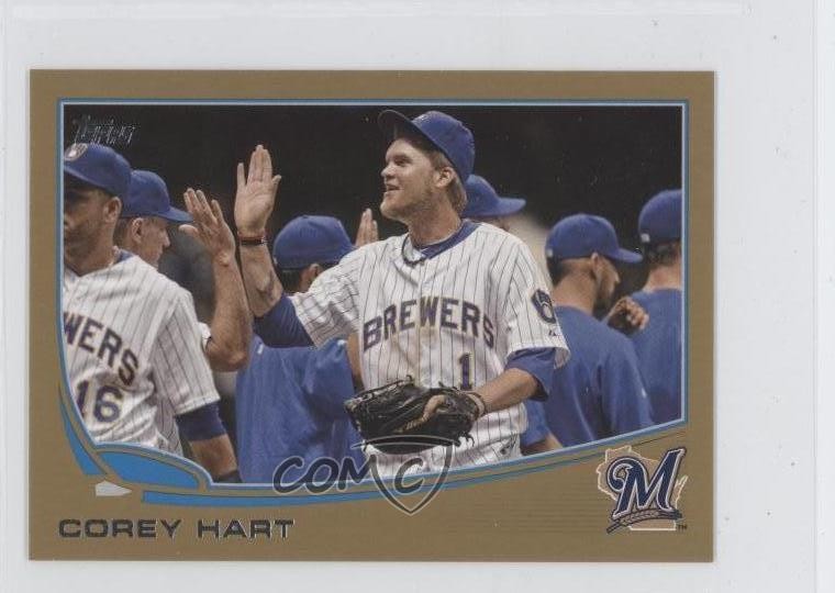 2013 Topps Mini Gold 41/62 Corey Hart #574 sh7
