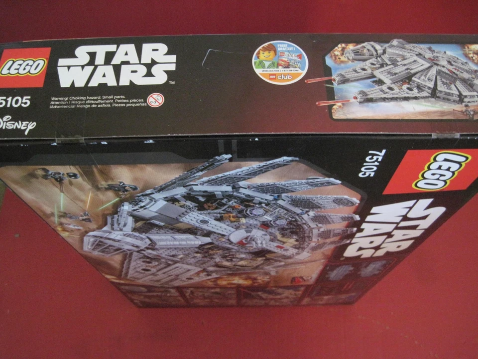 LEGO Star Wars: Halcón Milenario (75105), Nuevo sin abrir en caja, 1329 piezas Foto 3 de 4