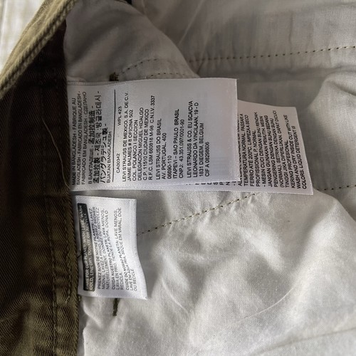 Levi’s White Tab Herren Cargo Shorts Gr. 36 Olivgrün Vintage - Bild 5 von 10