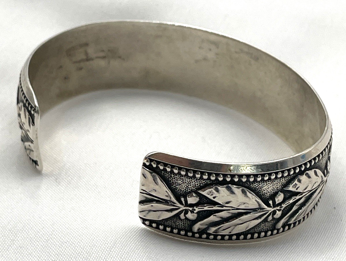 Women’s Solid Cuff Bracelet Sterling Silver 925 L… - image 14