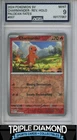 2024 Pokemon SV Paldean Fates #007/091 Charmander Reverse Holo AGS 9 F801