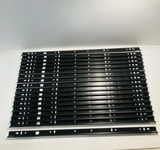 (18) Knape & Vogt Unbanded Mounting Rail for 150lb Ball Bearing Drawer Slide 18”