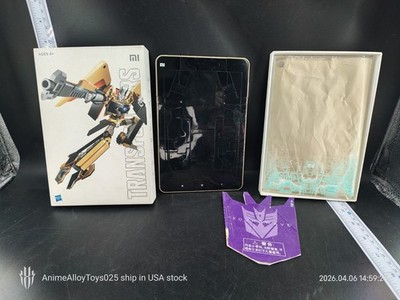 Hasbro SDCC 2016 Xiaomi Mi Pad 2 Soundwave Asia Exclusive Gold CLR Edt. COMPLETE