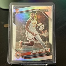 2025 Panini Prizm WNBA - Saniya Rivers #131 Silver Prizm (RC)