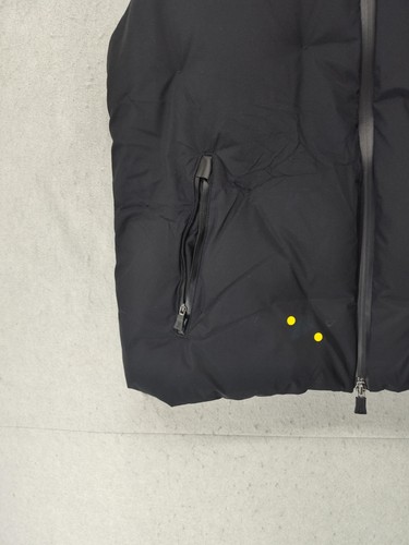 Herno Laminar Vest Mens Extra Large Black Hooded Down Puffer Gore-Tex Windproof - Picture 5 of 20