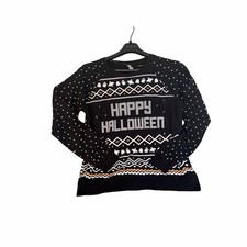 Happy Halloween Light Up Ghost Print Sweatshirt XXL/2XG 19