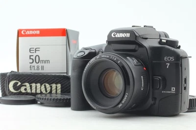 [Almost MINT] Canon EOS 7 ELAN 7E Film Camera EF 50mm f/1.8 II Lens From JAPAN - Photo 1/4