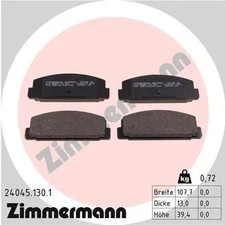 Bremsbeläge 24045.130.1 ZIMMERMANN für MAZDA 323 S VI 626 V Station Wagon 626 V