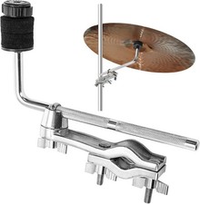 Drum Set Mounting Clamp, 9.1 inch / 23cm Cymbal Boom Arm with Clamp Holder