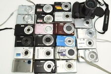 23 x Digital Cameras Bundle Canon Lumix Olympus Samsung Casio Faulty Hobbyists