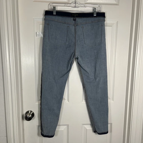 Banana Republic Women's High Rise Skinny Stretch Dark Blue Jeans 31/12P - Picture 13 of 14