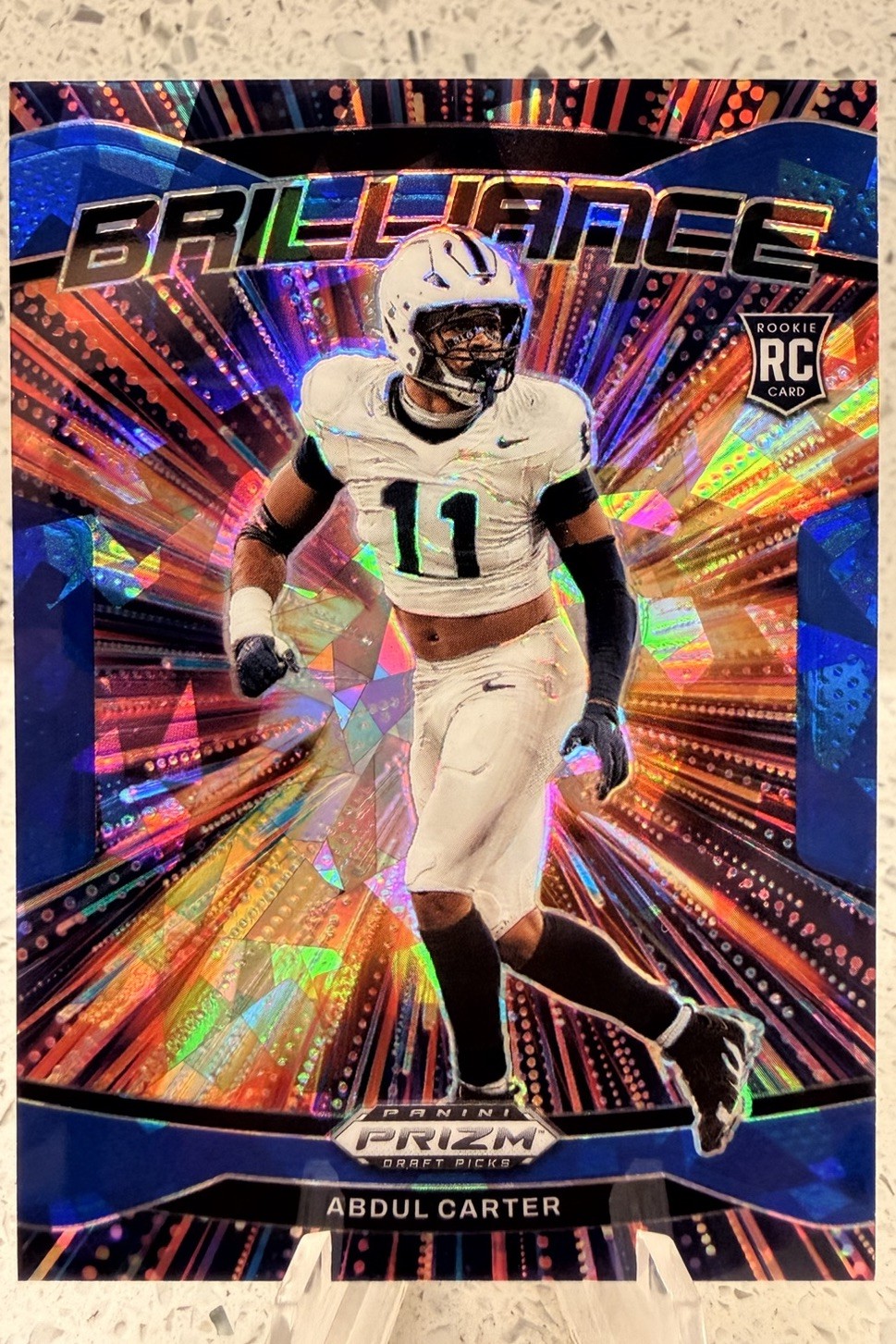 2025 Panini Prizm Draft Brilliance - Abdul Carter /149 - Blue Ice Prizm