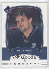 2002 ITG Be A Player First Edition Up Close & Personal Markus Naslund #301 0a4