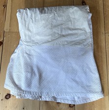 Pottery Barn Ivory Full Size Matelassé Diamond Pleated Bed Skirt