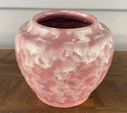 BRUSH McCOY PINK RIBBED VELLUM VASE
