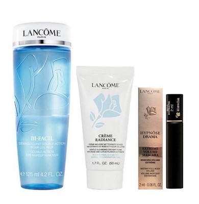 Lancome Bi-Facil Eye Makeup Remover 4.2 Oz Cleanser & Hypnose