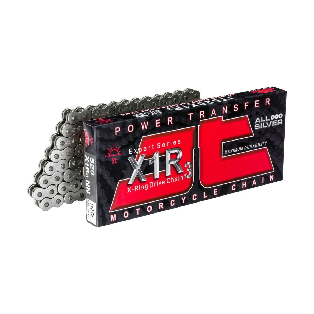 JT X1R3 X-Ring Chain Nickel 520-116 Honda CR500 RE,RF 1984 - 1985