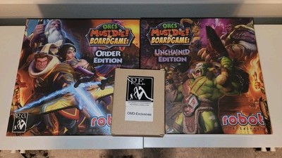 Petersen Games Boardgame Orcs Must Die! (Hero Kickstarter Pledge) VG+/NM