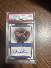 Dennis Rodman National Treasures/NBA Greats Signature Bronze Gem Mint 10 2018