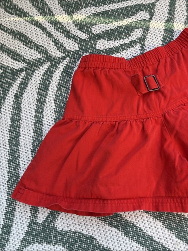 Vintage 90’s Youth Girls Red Casual Short Skirt Size 5/6 - Picture 8 of 12