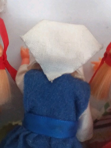 Lot 3 Vintage Souvenir Dolls 2-6” And 1-4" Original Sleepy Eyes "Read" - Picture 12 of 24