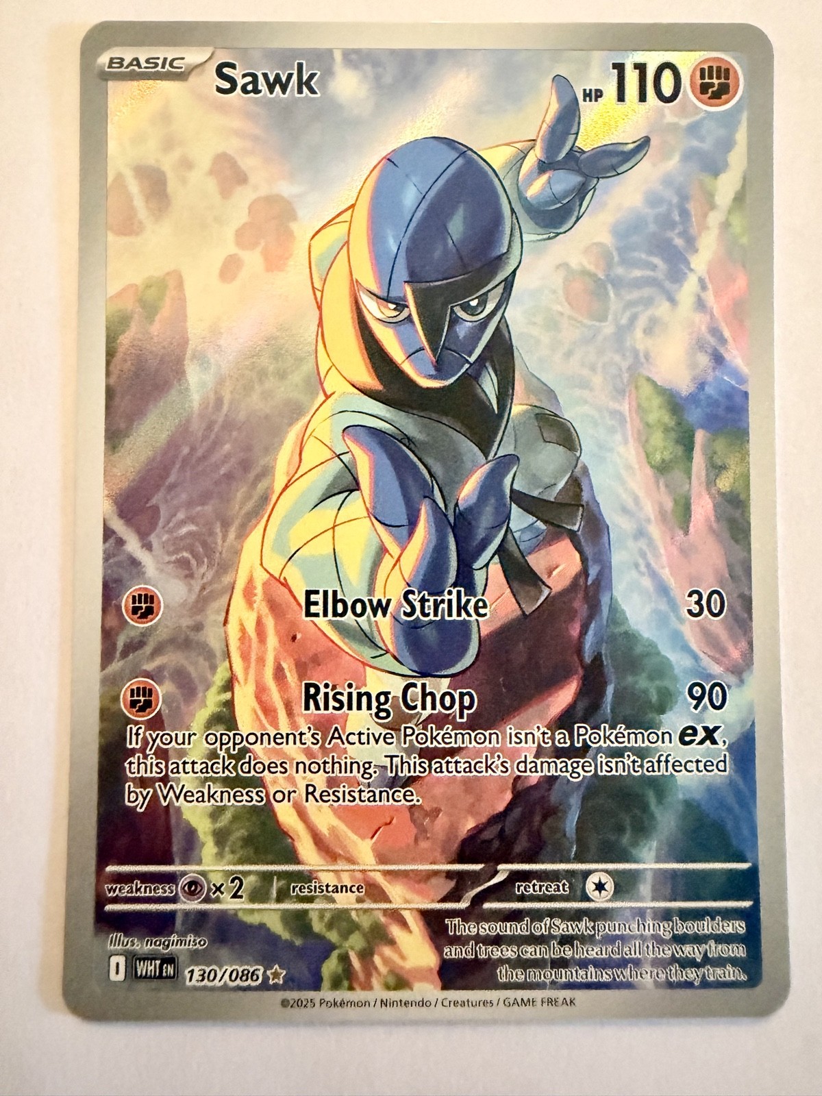 Sawk 130/086 Sv: White Flare Holo