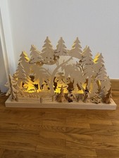 Schwibbogen Lichterbogen LED Weihnachten Erzgebirge/Ratgas Handarbeit Unikat