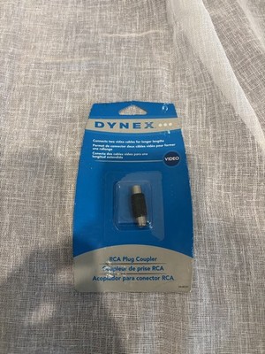 Dynex RCA Plug Coupler 1 Pack DX-AD107