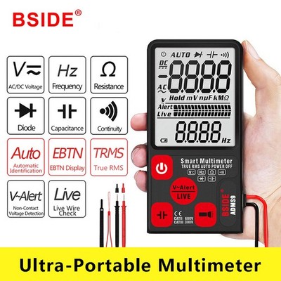 BSIDE LCD Automatisch Digital Multimeter Tragbare Prüfvorrichtung AC DC 4 Typen