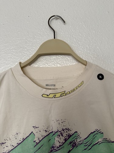 HOLLISTER T-Shirt Heavyweight Boxy Fit LANGARM JT RACING MOTO Gr. XL - Bild 6 von 9