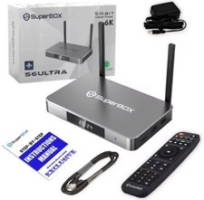 Super Box S6 Ultra Smart Media Player 6KThe Ultimate Streaming Device Same Day S