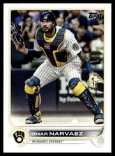 2022 Topps Omar Narvaez Milwaukee Brewers #139