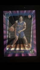 2021-22 Panini Donruss - Rated Rookie Cade Cunningham #211 Holo Purple Laser /99
