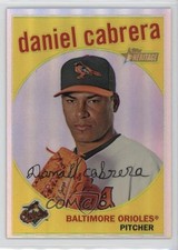2008 Topps Heritage Chrome Refractor 45/559 Daniel Cabrera #C127 05cx