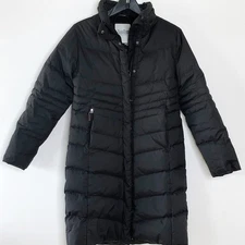 LOLE Puffer Coat 6 Full Zip and Snap Closure Zipper Pockets Down Fill 