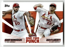 2023 Topps #12P-5 Adam Wainwright / Jack Flaherty One-Two Punch