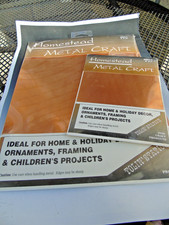 Homestead Metal Craft Copper Sheets A601-1 5"x7" A604-1 9"x12"
