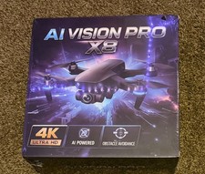 AI VISION PRO X8 Ready-to-Fly 4K Ultra HD AI Drone, Obstacle Avoidance