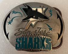 San Jose Sharks NHL Official Licensed Limited Edition 927 Of 5000 Belt Buckle