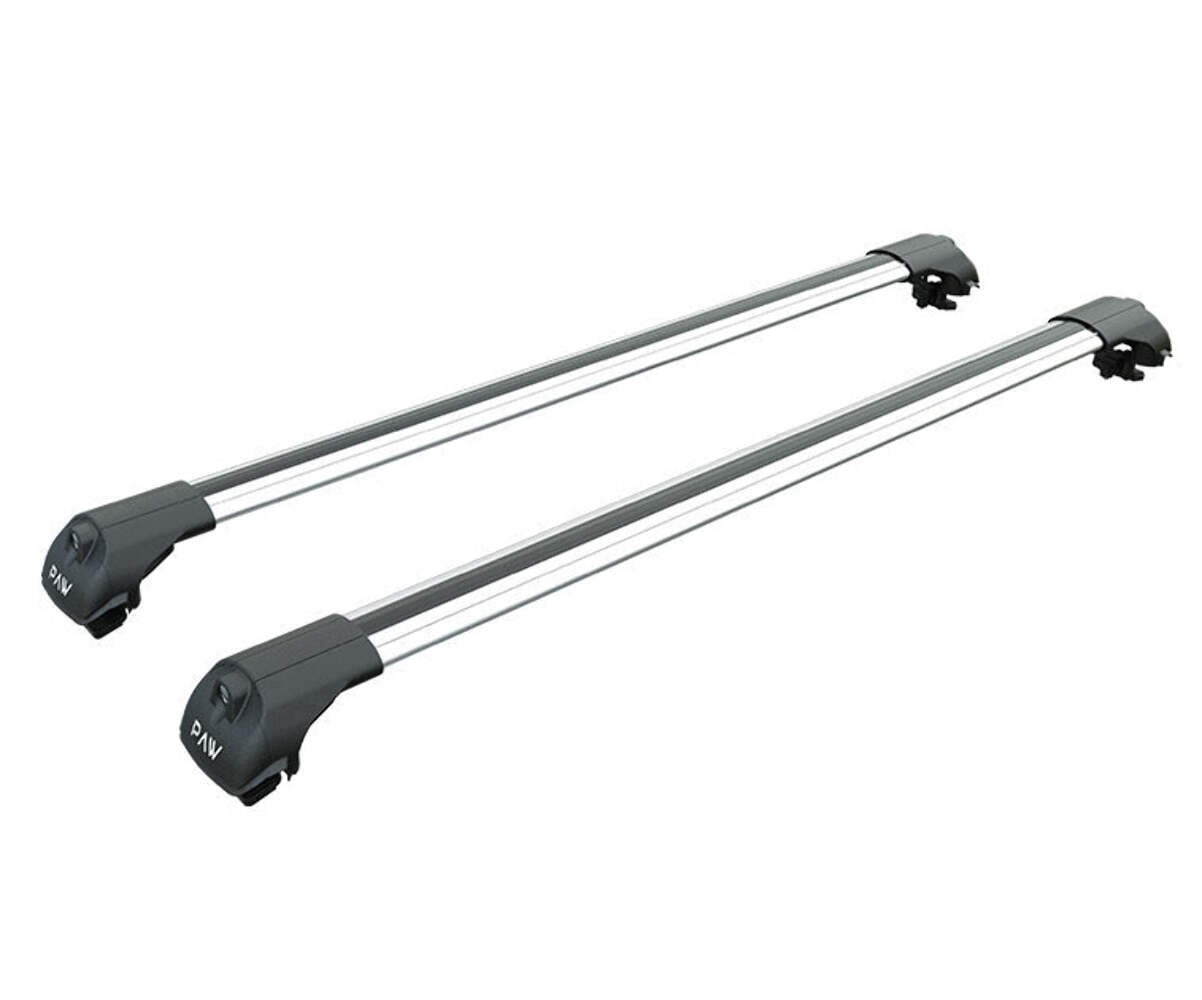Variant 2007-2013 Roof Rack Cross Bar Raised Rail Silver