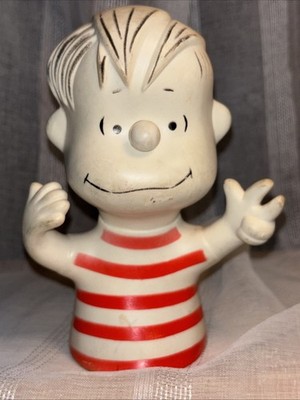 Linus Peanuts Avon  6.5  Soap Bottle Topper Bath Toy 1950-60 s United Features