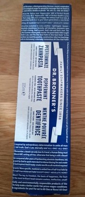 Dr. Bronner s Pfefferminz Zahnpasta   fluoridfrei   Bio   neu