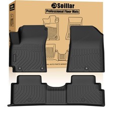 All-weather Floor Mats Liners Tpe Fits 2020 2021 2022 2023 Kia Soul Black New